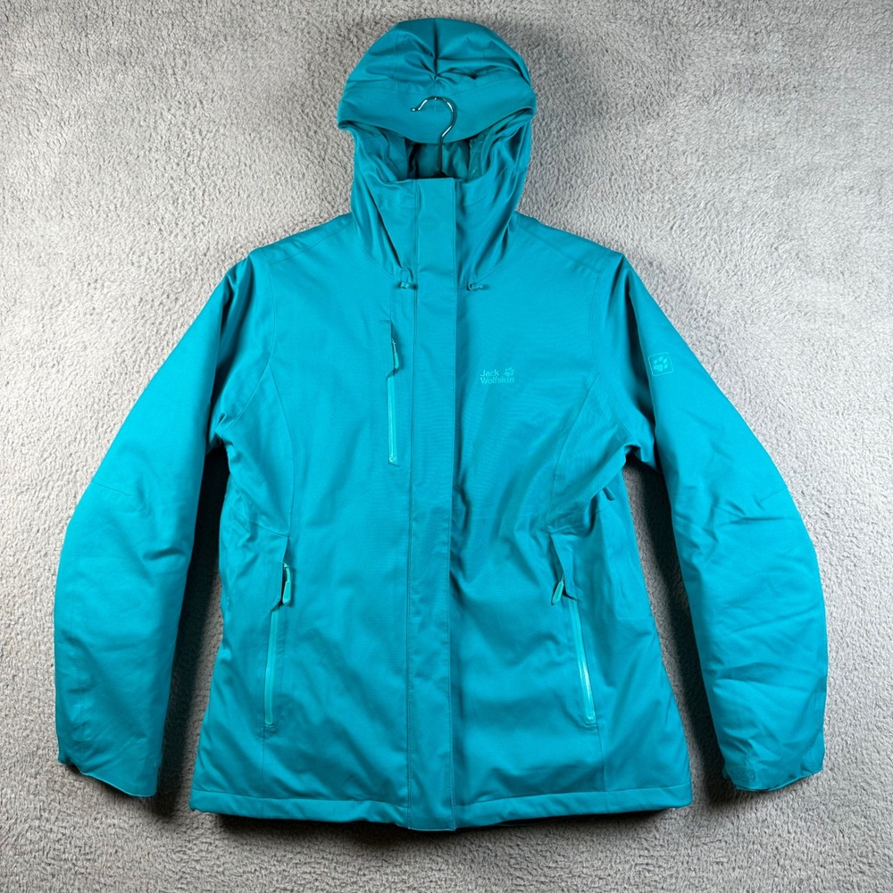 Jack Wolfskin Women Texapore O2+ Microguard Superloft Insulated Jacket Teal L